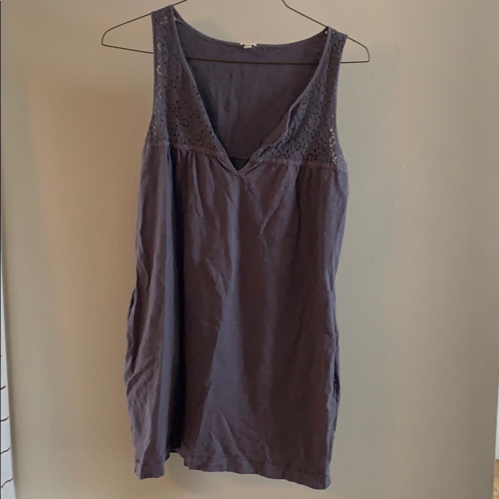 Tank top mini dress.